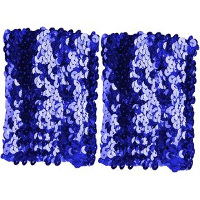 Shiny Sequins Arm Stretchy Fingerless Gloves Bracelets For Party Favor Decoration