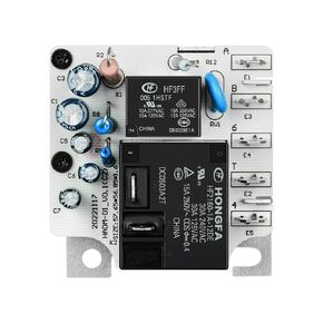 Haoguo Time Delay Relay 12V, The Replacement of RLY02807 Relay Switch, Suitable for Central Air Conditioners Heat Pumps Air Processors Furnaces