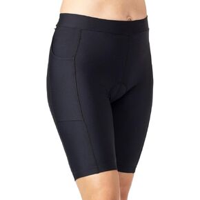 Terry Bike Shorts Women Padded Club 9 Bike Shorts 9 Inch Inseam Cycling Shorts Womens Indoor Cycling Clothes Ride Spin Bike