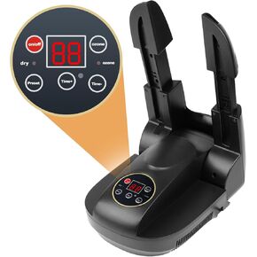 Scienbeauty Hot Air Boot Dryer Shoes Dryer with Auto Timer, Foldable Glove Dryer & Boot Warmer with Heat Blower 200W Quick Drying, Smart Display