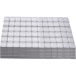 Eisen 1/4oz,Stick on Adhesive Wheel Weights,576pcs,48strips/Box,Grey,4Pack