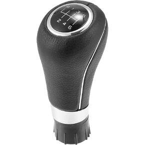 X AUTOHAUX Car Manual Gear Stick Shift Knob 6 Gear for Mercedes-Benz W203 S203 W209 S204 T204 W204 W212 Car Shift Head Faux Leather