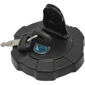 Fuel Cap With 2 Keys Fits for Kubota Skid Steer Loader SVL75 SVL75-2 SVL90-2 SVL95-2, Excavator Diesel Tank Cover KX040-4 KX057-4 KX121-3S KX161-3S KX41-3 KX91-3S U45S U45ST U55, RD411-51122 411-51122