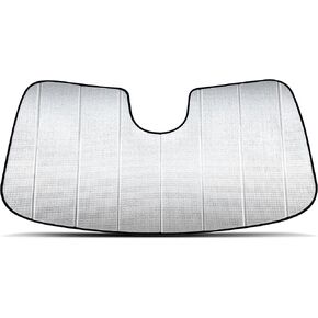 Custom Fit Windshield Foldable Sunshade for 2023 2024 Subaru Solterra, EV SUV, Compact Sun Shade Block UV Rays Visor Protector Folding Dual-Purpose (Made in USA)