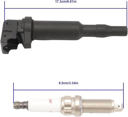 4 عبوات من شمعات الإشعال البلاتينية الإيريديوم وملفات الإشعال تناسب ميني كوبر 2007-2013 كوبر كونتري مان 2011-2016 كوبر بيسمان 2013-2016 1.6 لتر، تحل محل UF-598 12137575010 19005293 NGK97968 in Kuwait