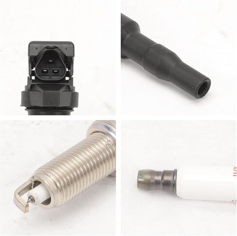 4 عبوات من شمعات الإشعال البلاتينية الإيريديوم وملفات الإشعال تناسب ميني كوبر 2007-2013 كوبر كونتري مان 2011-2016 كوبر بيسمان 2013-2016 1.6 لتر، تحل محل UF-598 12137575010 19005293 NGK97968 in Kuwait