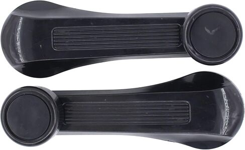 NewYall 2 قطعة مقبض كرنك يدوي للنافذة باللون الأسود مع مشابك تثبيت لسيارة Honda Civic 1984-2000 75330-SA0-00A in Saudi Arabia