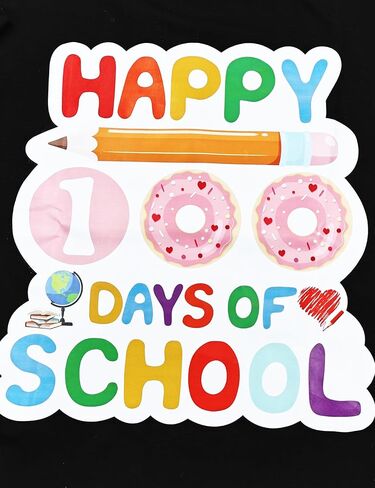 MORFORU Happy 100 Days of School Shirt for Boy and Girls in Saudi Arabia