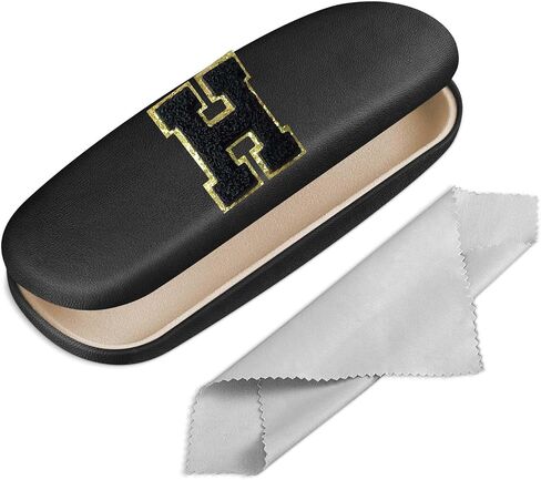 Eyeglasses Case Hard Shell, Reading Glasses Case with Cleaning Cloth for Men Women Girls Kids in Saudi Arabia