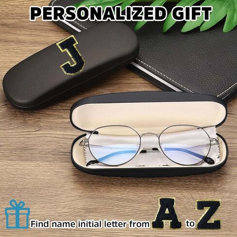 Eyeglasses Case Hard Shell, Reading Glasses Case with Cleaning Cloth for Men Women Girls Kids in Saudi Arabia