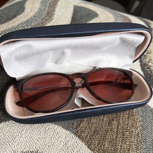 Eyeglasses Case Hard Shell, Reading Glasses Case with Cleaning Cloth for Men Women Girls Kids in Saudi Arabia