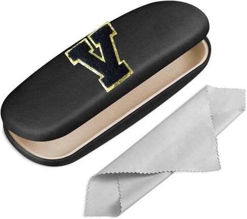 Eyeglasses Case Hard Shell, Reading Glasses Case with Cleaning Cloth for Men Women Girls Kids in Saudi Arabia