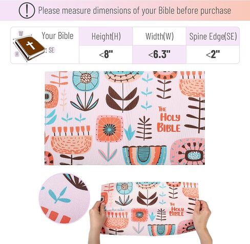 Mr. Pen- Bible Book Cover, 8" x 6.3", Bible Sleeve Cover, Book Covers for Bibles, Stretchable Book Covers for Paperback Book Covers for Hardcover, Stretchy Book Covers for Soft Cover Books in Saudi Arabia