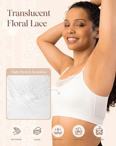 Coobie Seamless Lace Coverage Bra in Saudi Arabia