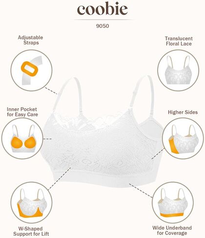 Coobie Seamless Lace Coverage Bra in Saudi Arabia