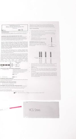 Pregnancy (HCG) Test Strips (25 Count) - Early Detection at Home Pregnancy Test, White in Saudi Arabia