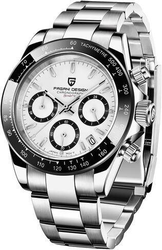 Pagani Design Men's Watches Sapphire Stainless Steel 100M Waterproof Luxury 40mm Sports Quartz Chronograph Wrist Watches in Kuwait