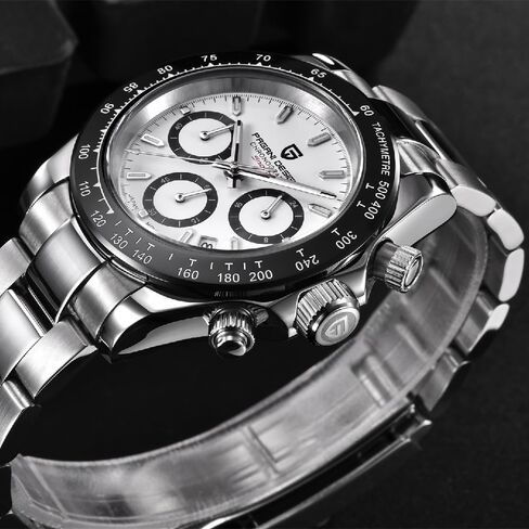 Pagani Design Men's Watches Sapphire Stainless Steel 100M Waterproof Luxury 40mm Sports Quartz Chronograph Wrist Watches in Kuwait
