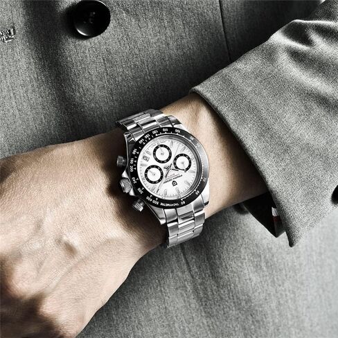 Pagani Design Men's Watches Sapphire Stainless Steel 100M Waterproof Luxury 40mm Sports Quartz Chronograph Wrist Watches in Kuwait