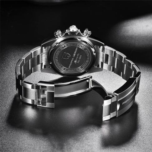 Pagani Design Men's Watches Sapphire Stainless Steel 100M Waterproof Luxury 40mm Sports Quartz Chronograph Wrist Watches in Kuwait