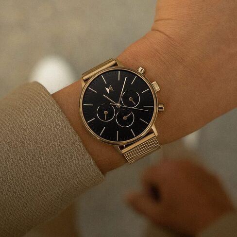 ساعة MVMT Legacy Traveler التناظرية - ساعة يد رجالية ثنائية الوقت - ساعة ممتازة بسيطة للرجال - نحيفة، كوارتز يابانية أوتوماتيكية - ساعة عمل رجالية خفيفة الوزن مع أشرطة قابلة للتبديل - 42 مم in Kuwait