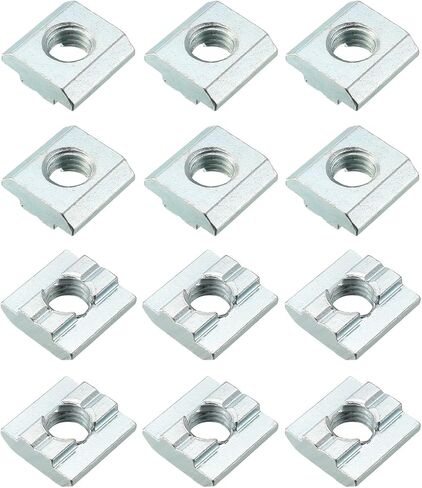 METALLIXITY Slide in T-Nut (خيط M3) 12 قطعة، قفل صامولة على شكل حرف T من الفولاذ الكربوني لسلسلة 3030 من الألومنيوم in Saudi Arabia
