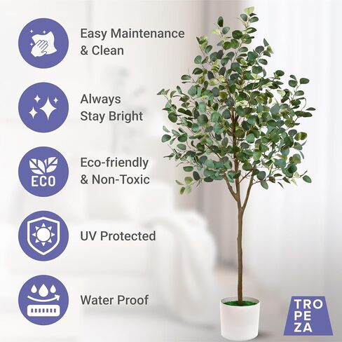 Artificial Olive Tree 5 Ft with Realistic Branches and Leaves with Moss Pre-Potted Modern Faux Plants for Home Office Porch Outdoor Fake Indoor Decor in Saudi Arabia