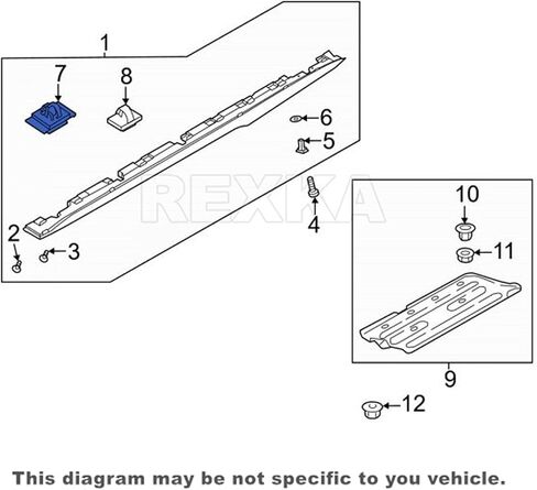 Rexka 15 قطعة مشبك قولبة لفتح عجلة الروك 87758-G2000 لسيارة Hyundai Kia Elantra، Ioniq، Palisade، Santa Fe، Sonata، Tucson، K5، Sorento، Telluride 87758G2000 in Saudi Arabia