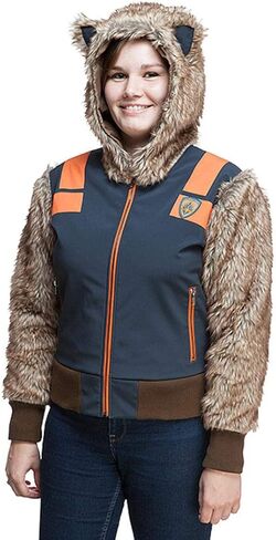 سترة نسائية من Ukonic Marvel Rocket Raccoon | 2X-كبير in Kuwait