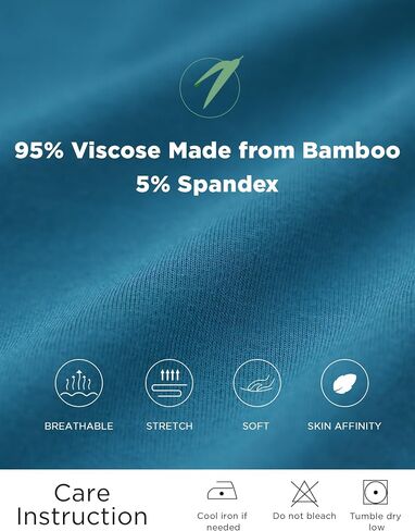 Pajamas for Women - Viscose Made from Bamboo, Soft Pjs Set Short Sleeve Top and Pants Lounge Set Sleepwear in Saudi Arabia