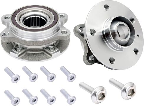 513301 Front/Rear Wheel Hub and Bearing Assembly Compatible with Audi A4 A5 A6 RS5, RS7, A4 Quattro A5 Quattro A6 Quattro A7 Quattro A8 Quattro, Allroad, Q5, SQ5, S4, S5, S6, S7 in Kuwait