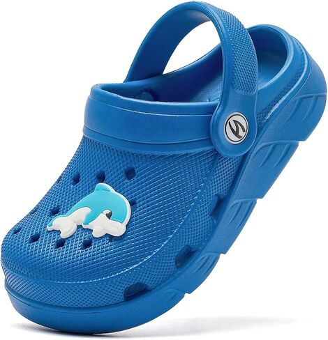 HOBIBEAR Kids Garden Clogs Toddler Sandals for Boys Girls Slipper Beach Water Shoes Slip on (Toddler/Little/Big Kids) in Kuwait