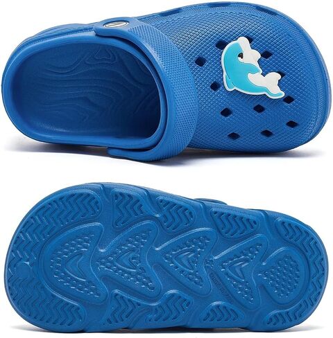 HOBIBEAR Kids Garden Clogs Toddler Sandals for Boys Girls Slipper Beach Water Shoes Slip on (Toddler/Little/Big Kids) in Kuwait
