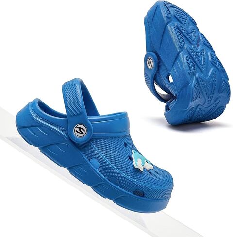 HOBIBEAR Kids Garden Clogs Toddler Sandals for Boys Girls Slipper Beach Water Shoes Slip on (Toddler/Little/Big Kids) in Kuwait