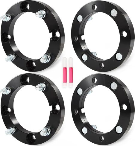 فواصل عجلة ECCPP 4x156 إلى 4x156 1 بوصة 4 عروة مناسبة لـ Polaris RZR S 1000 2015-2021 لـ Polaris RZR XP 2015-2021 مع مسامير 12x1.5 تجويف مركزي 131 مم - 4 قطع in Saudi Arabia
