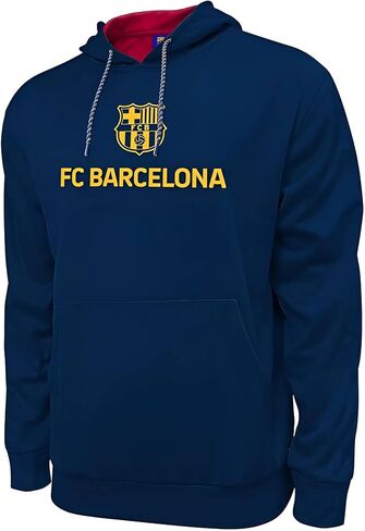 سويت شيرت بقلنسوة من Icon Sports FC Barcelona مرخص رسميًا من برشلونة للبالغين in Saudi Arabia