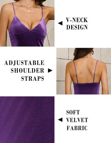 Velvet Spaghetti Straps Relaxed Mini Dress 2024 Women's Sexy V Neck Party Cocktail Club Dress in Saudi Arabia