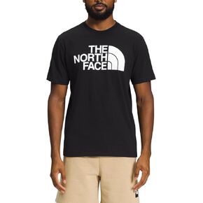 THE NORTH FACE Men's Half Dome Logo T-Shirt Short Sleeve Tee (US, Alpha, Medium, Regular, Regular, Standard, TNF Black)