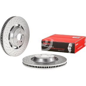 Brembo 09.B848.33 Dual Cast two piece UV Coated vented Front Brake Rotor MERCEDES-BENZ OE# A2314210612