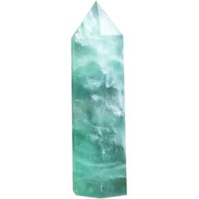 Crystal Towers Natural Healing Crystal Point Obelisk Hexagonal Wands Reiki Energy Balancing Chakra Meditation Therapy Gift for Women Men, Amethyst, 2" to 2.5"
