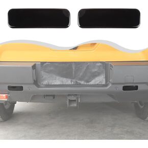 Rear Fog Light Tail lights Lamp Frame Cover Compatible with Ford Bronco Sport 2021-2024+ Exterior Accessories (Smoked Black)