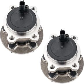 PHILTOP 512499 Rear Wheel Hub and Bearing Assembly 5 Lugs for C-Max 2013-2018, Escape 2013-2019, M-KC 2015-2019, 2 PCS with ABS