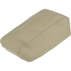 X AUTOHAUX Car Center Console Lid Armrest Seat Box Cover Protector Replacement Microfiber Leather for Toyota 4Runner 1996-2002 Beige