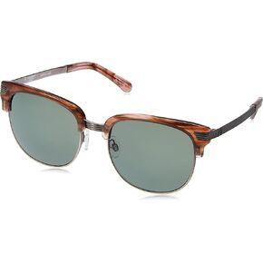 SPY Bleecker Sunglasses - Pink Smoke - Happy Gray Green, 55mm