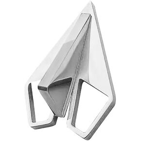 Paper Airplane Lapel Brooch Pin Stainless Steel Origami Plane Aircraft Collar Pins Clip Sweater Hat Coat Jackets Backpack Suit Accessories Brooches Pins Minimalist Jewelry Gifts for Women Men Girls