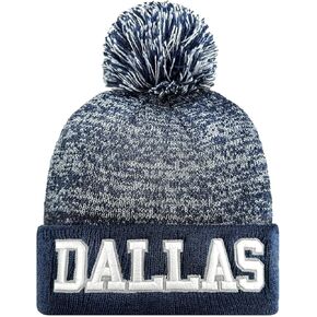 Beanie for Men and Women-New Warm Knit Hats Winter Cap with Pom for Football Fans