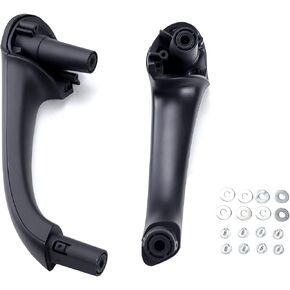1 Pair Front Left & Right Interior Door Pull Handle Compatible with Mercedes Benz C230 C240 C280 C320 C350 C32 C55 W203 2003-2007 Black