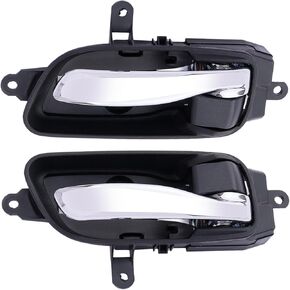 Interior Door Handles (Pair) Front Rear Left Driver & Right Passenger Side for 2013-2017 Nissan Altima Pathfinder, 2015 2017 Nissan Titan, 2016-2017 Titan XD, 2015-2017 Nissan Murano 80671-3TA0D