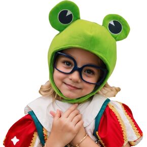 cute frog Hat,Fun hat,Halloween Christmas Party Gift, Cotton plush Fun Hat for holiday,frog costume role-playing funny props