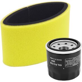 Air Filter 11013-0021 and Oil filter Kit Fit For Kawasaki KVF650 KVF750 Brute Force 650 750 EPS/Hardwood Green HD/NRA Outdoors/Camo APG KVF 650 750 4X4i 2005-2014, 110130021